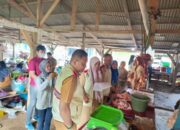 Pemkab Pesawaran Monitoring Harga Pangan Di Pasar Umbul Kluwih Kecamatan Way Tatai