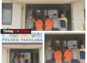 Dua Pelaku Penipuan dan Penggelapan Mesin Bajak Sawah,Di Ringkus Polsek Pagelaran