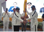 Pj Gubernur Samsudin Lepas Kontingen Lampung PON XXI di Aceh Dan Sumatera Utara