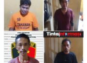 Polsek Sukarame Meringkus 4 Pria Bandar Dan Pengedar Sabu