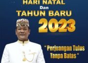 Wakil Ketua DPRD Provinsi Lampung Ir. Raden Muhammad Ismail Mengucapkan Selamat Menyambut Hari Natal Dan Tahun Baru 2023, ” Perjuangan Tulus Tanpa Batas”