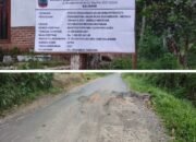 Proyek Milik Dinas PU Lamsel Sudah di PHO dan Retensi Sudah Habis, Jalannya Rusak Berat Tidak Diperbaiki