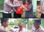 Peringati Maulid Nabi, Satbinmas Polres Lampung Timur Gelar Bansos Sembako