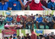 Bunda Eva Dwiana dan Fitrah Abung Membuka Turnamen Bulutangkis Semarak Sumpah Pemuda