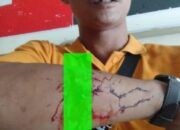Penganiayaan Wartawan Kembali Terjadi Dialami Faisal Diduga di Bacok Pemilik Tambang Emas Ilegal di Pesawaran
