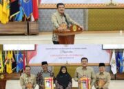 Bupati Musa Ahmad Hadiri Penyerahan LHP Semester ll Tahun 2022 Sebagai Bahan Evaluasi Peningkatan Tatakelola Keuangan Daerah