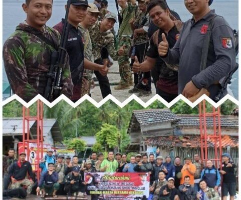 Akrab!  ,Tim berburu Lampung  Berangkat Bareng Club RJLS Ke pulau Legundi.Membasmi Hama Babi Hutan