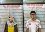 Pasangan Suami Isteri Paruh Baya di Amankan Satres Narkoba Polres Lampung Utara