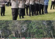 Sambut Presiden RI Joko Widodo Kapolres Lampung Tengah Bersama Dandim 0411/KM, Dandim 0429 Lamtim Serta Kasat Pol PP Lamteng Melaksanakan Apel Gabungan Kesiapan Pengamanan