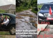 Viral Serta Kebawelan Bima Terbukti, Mobil RI 1 Yang Di Tumpangi Jokowi Nyangkut Dikota Baru Lamsel Prov Lampung