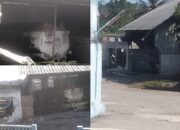 Gudang Yang Diduga Tempat Penimbunan BBM Hangus Di Lahap si Jago Merah