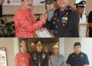 Peringati HUT Bhayangkara Ke-77 Kapolres Lamteng AKBP Doffie Fahlevi Sanjaya S.IK, MSi  Berikan Penghargaan Kepada Tokoh Masyarakat Pubian