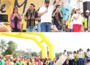 Bupati Musa Ahmad Lepas Peserta Jalan Sehat Dalam Acara “Pemberdayaan Olahraga Rekreasi Kabupaten Lampung Tengah”