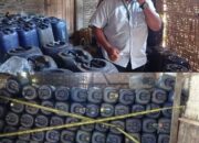 Gerebek Gudang Pengoplos BBM, Tim Subdit 4 Tipidter Ditreskrimsus Polda Lampung Amankan Tersangka dan Barang Bukti Kejahatan Menggunakan Mobil Truk