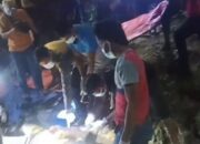 Warga Kampung Sriwijaya Mataram Dihebohkan Dengan Penemuan Mayat Laki-Laki Tanpa identitas Mengapung Disungai Way Seputih Dibawah Jembatan Kembar