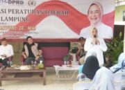 Wakil Ketua I DPRD Lampung Lakukan Sosialisasi Perda di Kota Metro