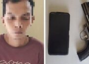 Pria Bergaya Koboi Ancam Penghuni Kos Gunakan Pistol di Ringkus Polisi