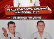 Ketua Forki Lampung Taren sembiring Beri Apresiasi Kejuaraan Lampung Open Karate Championsip Piala Gubernur Lampung Tahun 2023