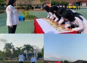 Lapas Perempuan Kelas IIA Bandar Lampung Melaksanakan Upacara Hari Pahlawan dan Penandatanganan Pakta Integritas Serta Pernyataan Komitmen Zero Halinar dan Peredaran Uang di Dalam Blok Hunian