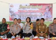 Kapolres Pesawaran AKBP Maya Henny Hitijahubessy, S.H.,S.I.K.,M.M., Laksanakan Kegiatan Silaturahmi Kamtibmas Dalam Rangka Cooling System Pemilu 2024