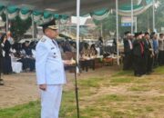 Bupati Dawam Pimpin Upacara HUT Ke-78 PGRI dan HGN 2023 Kemenag Lamtim di Way Jepara