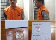 Pemuda Warga Gulak Galik Teluk Betung Bandar Lampung Diamankan Polsek katibung Polres Lampung Selatan, Gara Gara Membawa Sabu