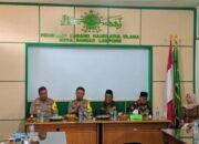 Polresta dan PCNU Kota Bandarlampung Bersinergi Kawal Pemilu Agar Damai