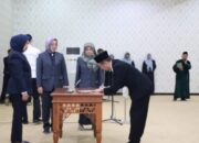 Rektor Unila Lantik Dekan FMIPA dan Wakil Dekan FP