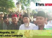 Laskar Lampung Bersama Beberapa Ormas Gelar Aksi Damai Menuntut Polda Lampung Segera Bebaskan Wawan RT 12 Rajabasa Raya