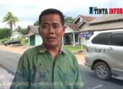 Baru Satu Jam Dibuka Portalnya, Jalan Hotmik Di Kampung Lempuyang Bandar Sudah Rusak