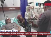 Jenguk Korban Bom Bunuh Diri Polsek Astana Anyar. Kapolri : Tetap Semangat Lindungi Masyarakat