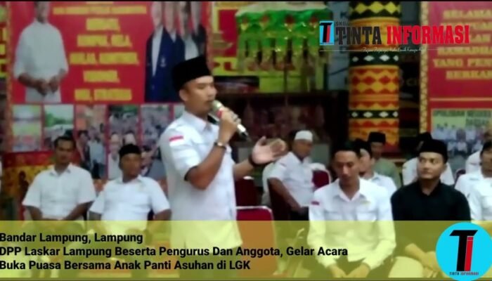 DPP Laskar Lampung Beserta Pengurus dan Anggota, Gelar Acara Buka Puasa Bersama Anak Panti Asuhan di LGK