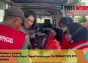 Wanita Pendarahan Diatas Kapal Windu Karsa Di Pelabuhan Bakauheni Dapat Pertolongan Dari DOKKES POLRES Lampung Selatan