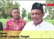 Ketua DPRD Sumarsono sebut Proyek Dinas PU-BM Lampung Tengah Rp.16,9 M Dikerjakan Asal Asalan