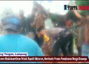 Viral !!! Momen Bhabinkamtibnas Polsek Seputih Mataram Membantu Proses Pemakaman Warga Binaanya