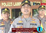 Gelar Apel Pasukan, Polres Lampung Tengah, Siap Amankan Nataru
