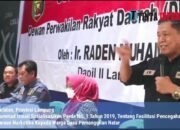 Raden Muhammad Ismail Sosialisasikan Perda No 1 Tahun 2019 Tentang Fasilitasi Pencegahan Penyalahgunaan Narkotika Kepada Warga Desa Pemanggilan Natar