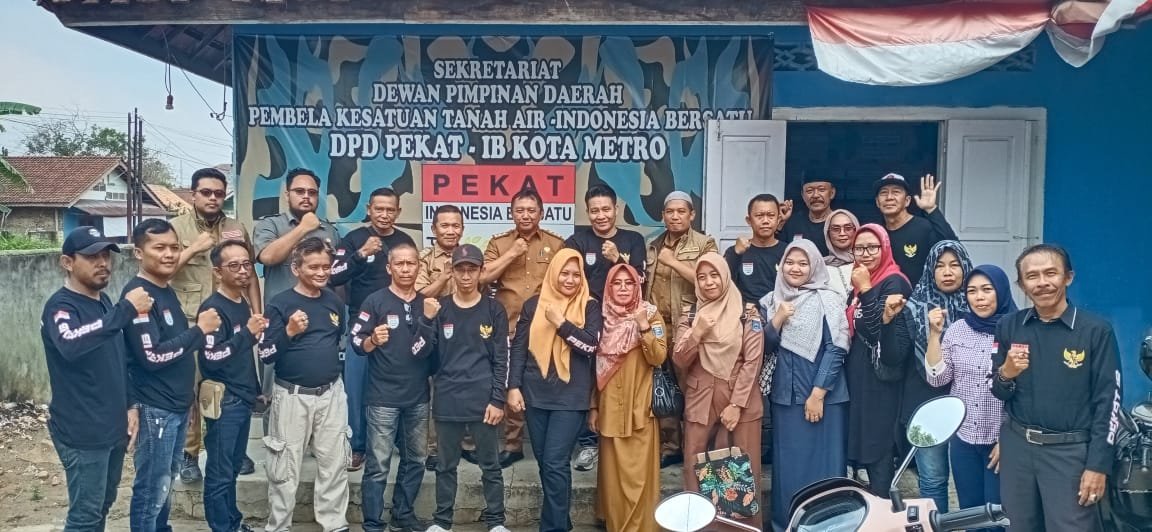 DKP3 Tandang Ke Sekretariat DPD PEKAT-IB Kota Metro , Ini Pembahasannya