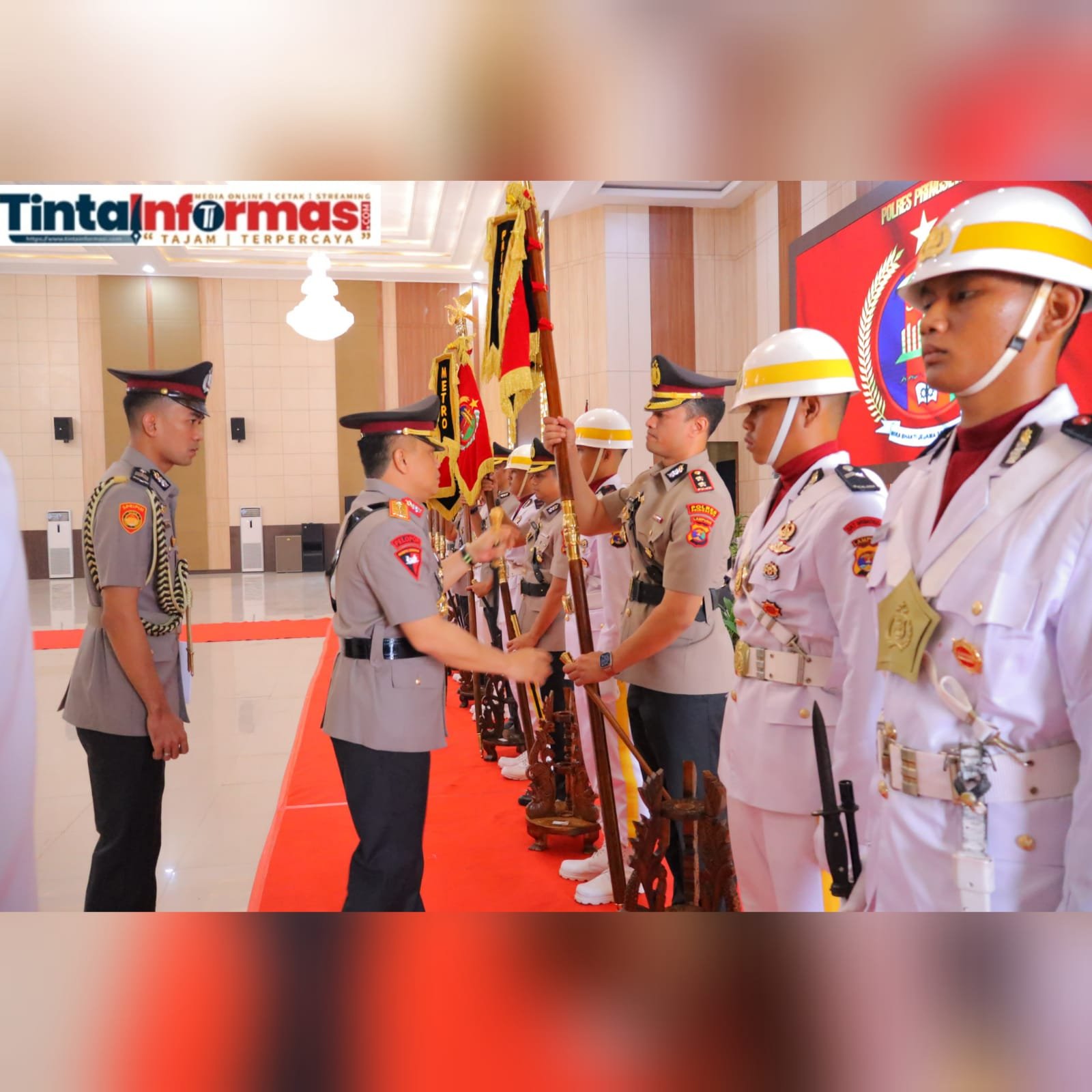 Kapolda Lampung Resmikan Duaja dan Tunggul Polresta/Polres Jajaran, Tekankan  Profesionalisme dan Transparansi