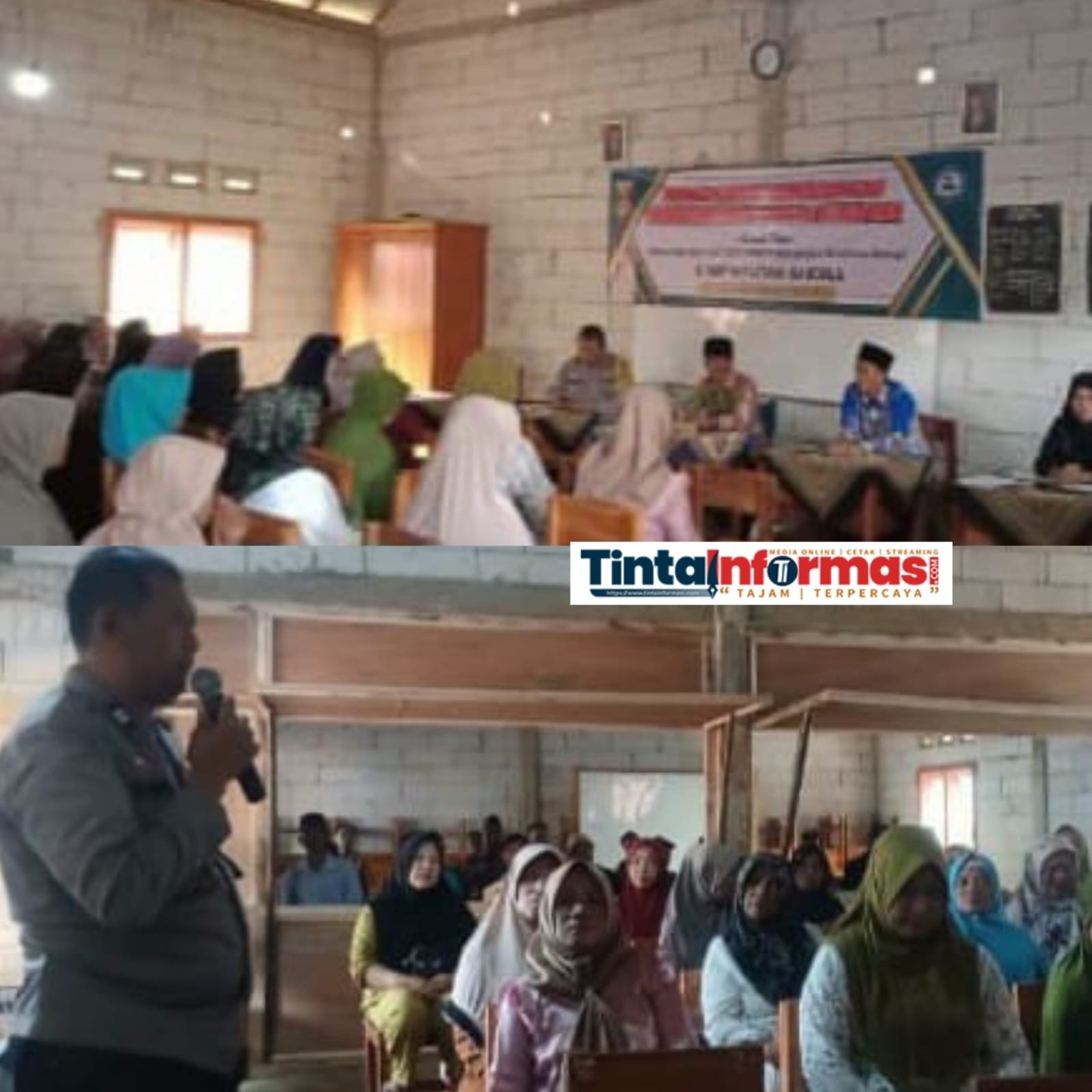 Tingkatkan Kualitas Belajar Anak, Bhabinkamtibmas Berikan Materi Workshop di SMP Miratama Mandala Ulu Belu Tanggamus