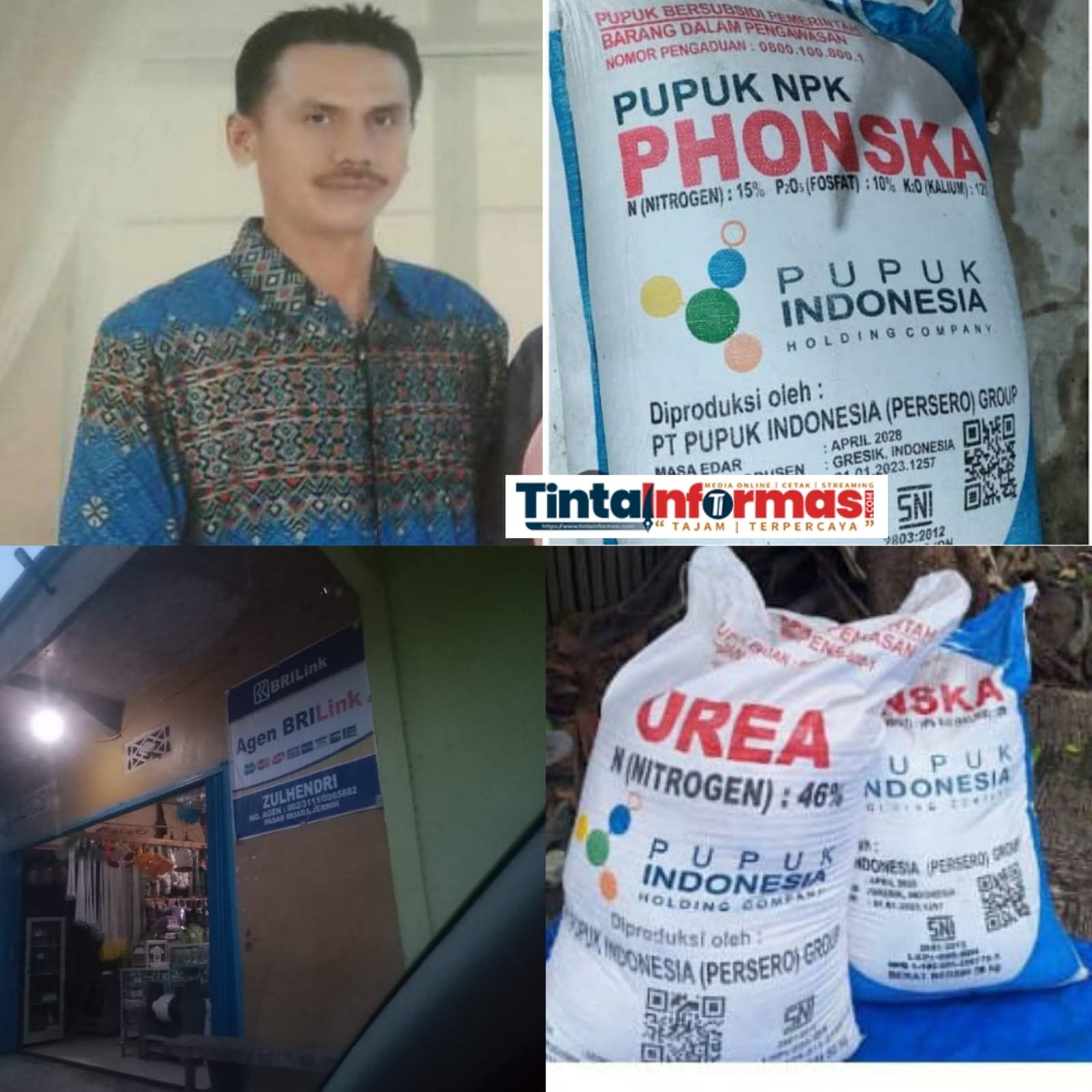 Zulhendri Ketua KUD Desa Muara Jernih Kecamatan Tabir Ulu Merangin Jambi, Jual Pupuk Subsidi Diatas Harga Eceran Tertinggi (HET)