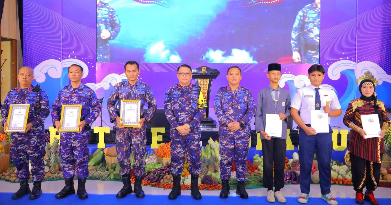 Penghargaan dan Tali Asih Warnai Perayaan Hari Jadi Polairud Polda Lampung ke-74