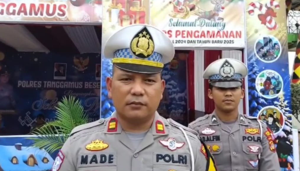 Ops Lilin Krakatau 2024, Sat Lantas Polres Tanggamus Fokus pada Kamseltibcarlantas di Jalinbar