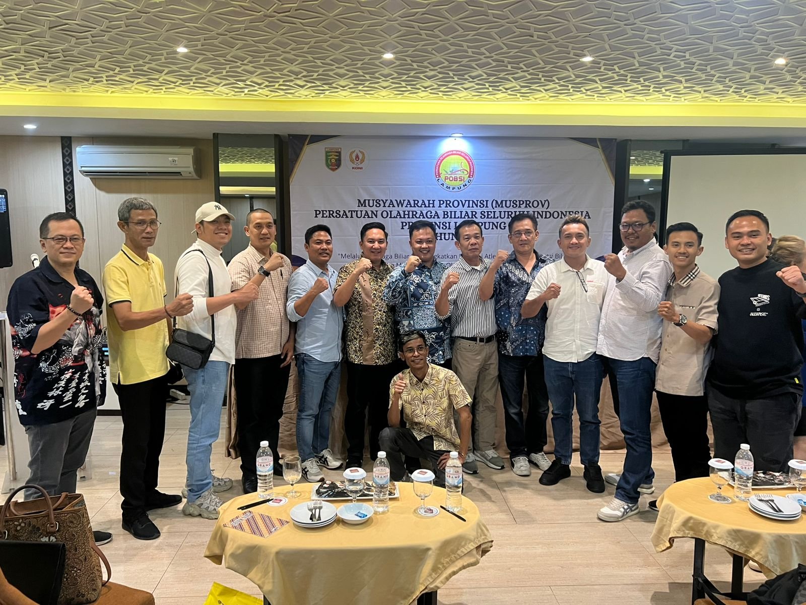 Taufan Aditya Aklamasi Pimpin POBSI Lampung 2024-2028