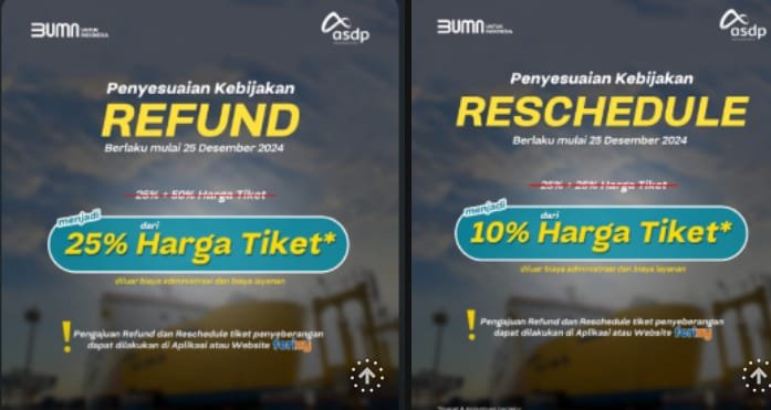 Perjalanan Jadi Makin Fleksibel PT ASDP Permudah Refund dan Reschedule Tiket