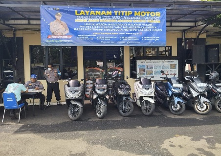 Titip Motor di Polres dan Polsek Selama Lebaran, GRATIS untuk Warga, Ini Syarat dan Cara Titipnya!