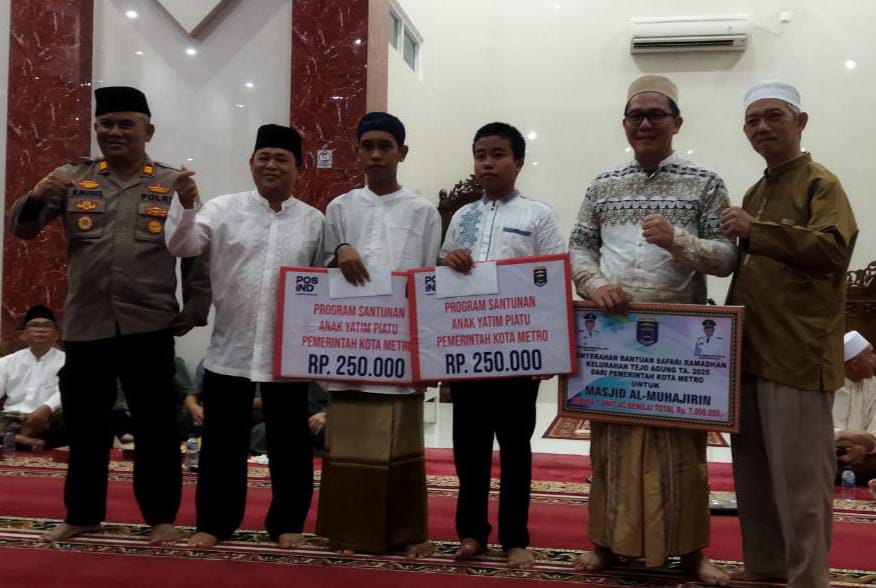 Forkopindo Kota Metro Gelar Safari Ramadhan di Masjid Al Muhajirin Tejo Agung