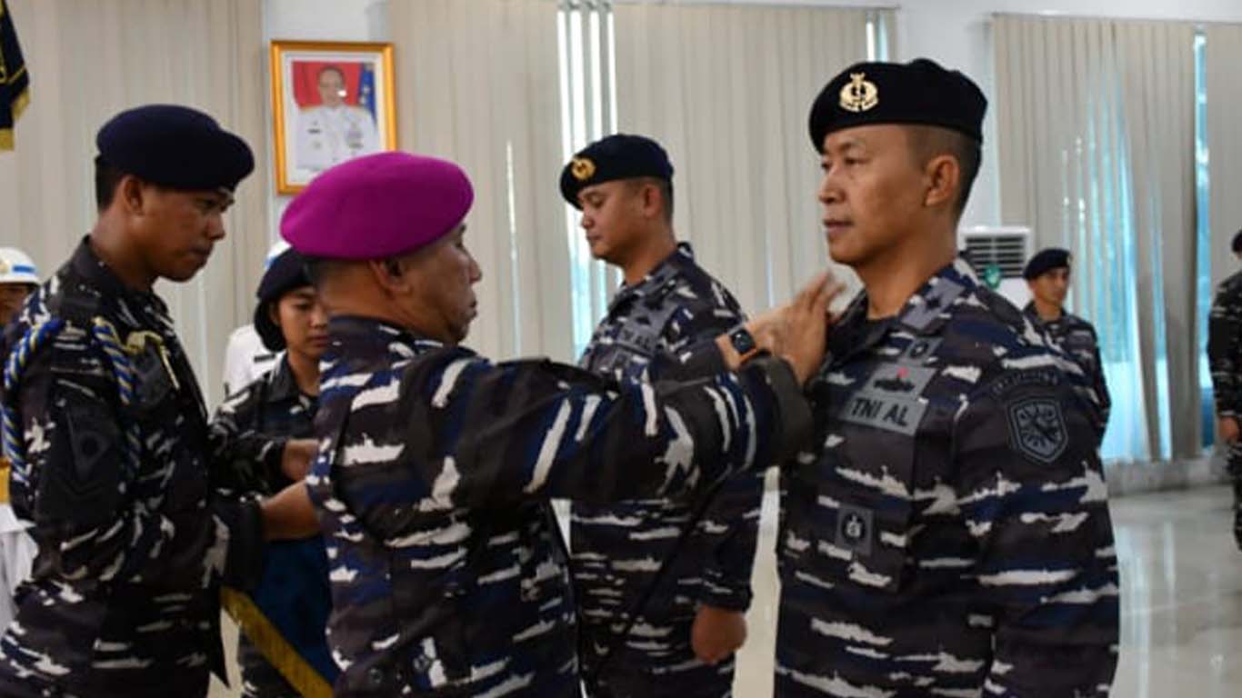 Lima Jabatan Strategis Di Jajaran Lantamal I Resmi Diserahterimakan