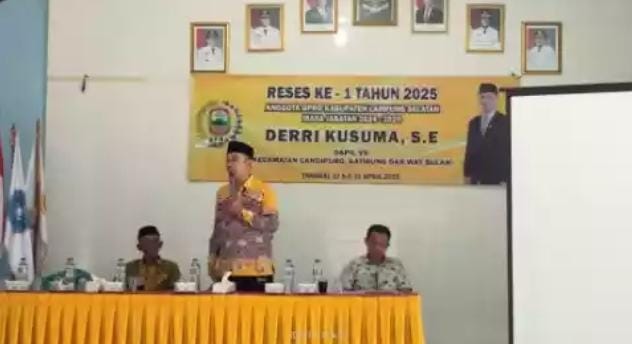 Anggota DPRD Lamsel, Derri Gelar Reses dan Berikan Pelatihan Wirausaha Kepada Warga Desa