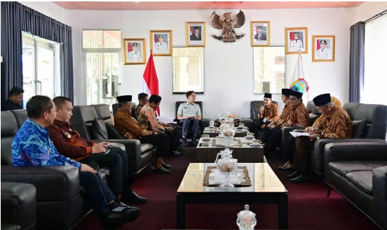 Jalin Silaturahmi, PWRI Lampung Selatan Audiensi Bersama Bupati Radityo Egi